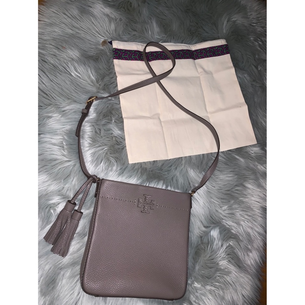 Tory Burch McGraw swingpack / Silver Maple